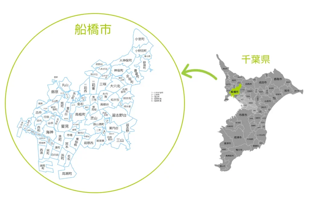 船橋市 地図